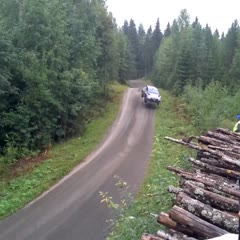 Novikov crash WRC Rally Finland 2013