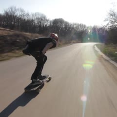 Long boarder Meets Car