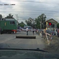 Accident at level crossing Vishnjakova