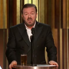 Ricky Gervais kicks off The Golden Globes 2020