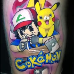Cokemon (Pokemon) Tattoo