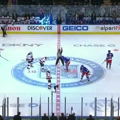 Devils/Rangers Opening Faceoff Brawl - 3/19/12