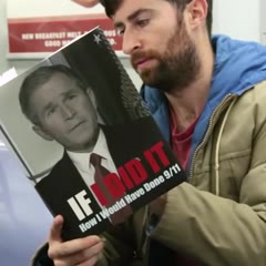 Taking Fake Book Covers on the Subway