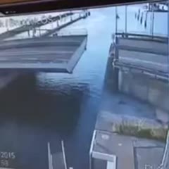 Car hits the water