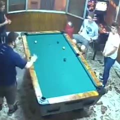 We all have a friend who plays pool like this