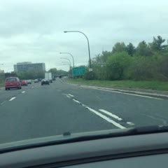 Truck smashes into overpass
