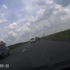 Insane Car Crash and Near Miss with Motorcycle