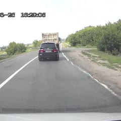 Beware of flying truck tires