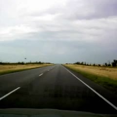 Sukhoi SU-24 Low Flying Over Road