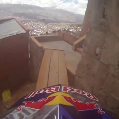 Extreme downhill trail Descenso del Condor in La Paz Bolivia