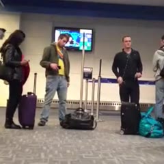 Epic Drunk Fail at Airport