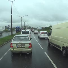 Crazy road rage in Estonia