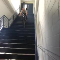 Bike On Stairs