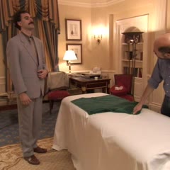 Borat With Massage Therapist