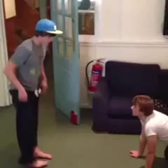 Epic backflip hat fail