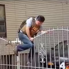 FBI fence jump