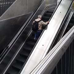 Escalator exercise @ Amsterdam central