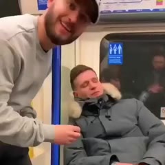 Fall asleep in the metro