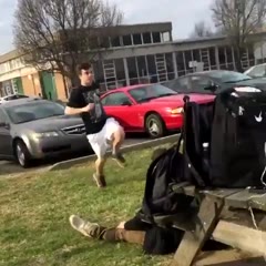 Front Flip Over Picnic Table Fail