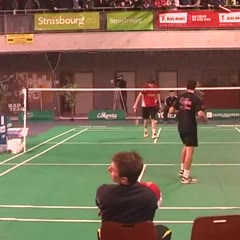 Julien MAIO badminton amazing shot