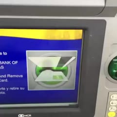 Apparently you have to be Barry Allen to use the ATM