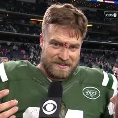 Ryan Fitzpatrick Photobombed by Nick Mangold, Asks 'Is This Live?' | Jets vs. Cowboys | NFL