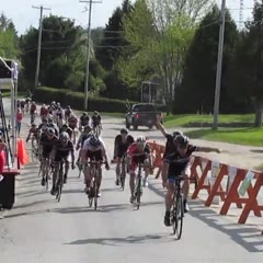 Chute arrivée en vélo