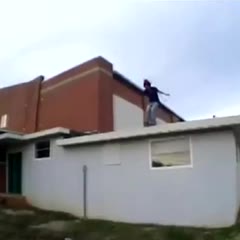 Roof Jump Gone Wrong