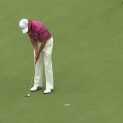 Charl Schwartzel four-putts from three feet at the Deutsche Bank Championship