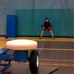 Guy Gets Hit in Face by Dodgeball Machine