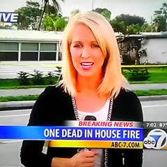 Channel 7 reporter let's it slip!