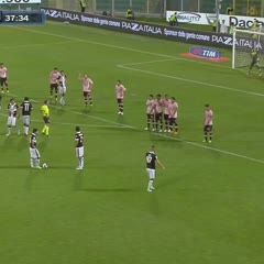 Massimo Gobbi AMAZING GOAL Palermo vs Parma 1-3