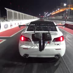 EKanooRacing's Lexus ISF Twin Turbo Crash