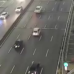 Speeding on a highway ramp