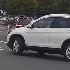 Lady Gets Run Over by Her Own Car at an Intersection