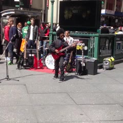 Little Brothers rocking out on the corner of W40 and 7th - Part 2