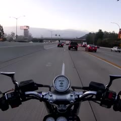 Motorcycle Gets Slammed by an SUV