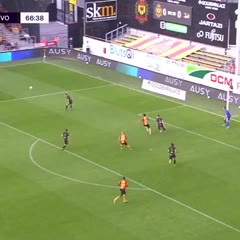 What a terrible miss from Aster Vranckx!