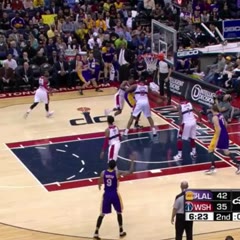 Nick Young Worst Layup Ever vs Lakers - Mar 8 2012