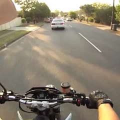 Motorcycle rear ended!