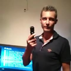 Dutch guy gets his nuts tazed.