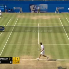 David Nalbandian disqualified at Queen's for injuring a line judge