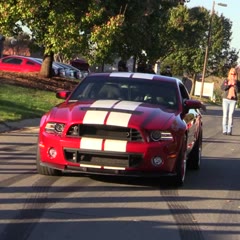 Shelby GT500 crashes into Brand New Truck