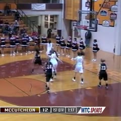 #SCtop10 #3 McCutcheon's Gabrielle Gary AMAZING 3 Point Basket off Loose Ball Save