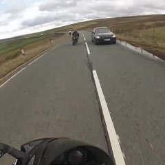 Kawsaki ZX6R Crash 40ft Off A Cliff