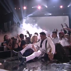 Miguel kicks fan at 2013 billboard music awards 5/19/13