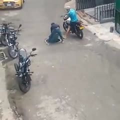 Trying to steal a manhole cover