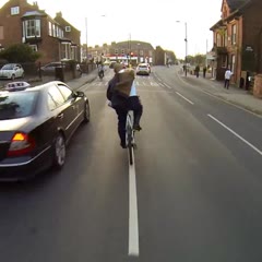 Cyclist crash