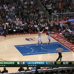 Jamal Crawford's AMAZING alley-oop to Blake Griffin!