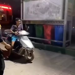 Aprendiendo a conducir moto